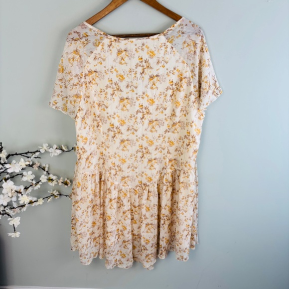 Cider Curve Ditsy Floral Mini Dress Size 4X (US Size 20) - Picture 4 of 5